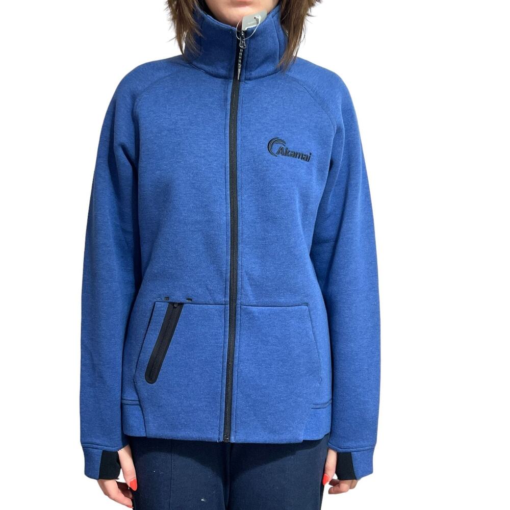 ELEVATE "Kariba" Jacket Blue Knit Full Zip Womens, Sz L